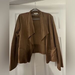 Max Studio Brown Suede Jacket